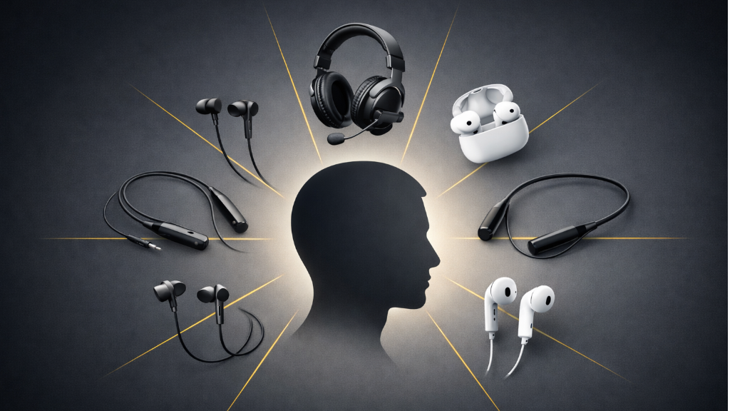 تفاوت هدفون، هدست، هندزفری، ایرباد، ایرفون و هدفون گردنی چیست؟