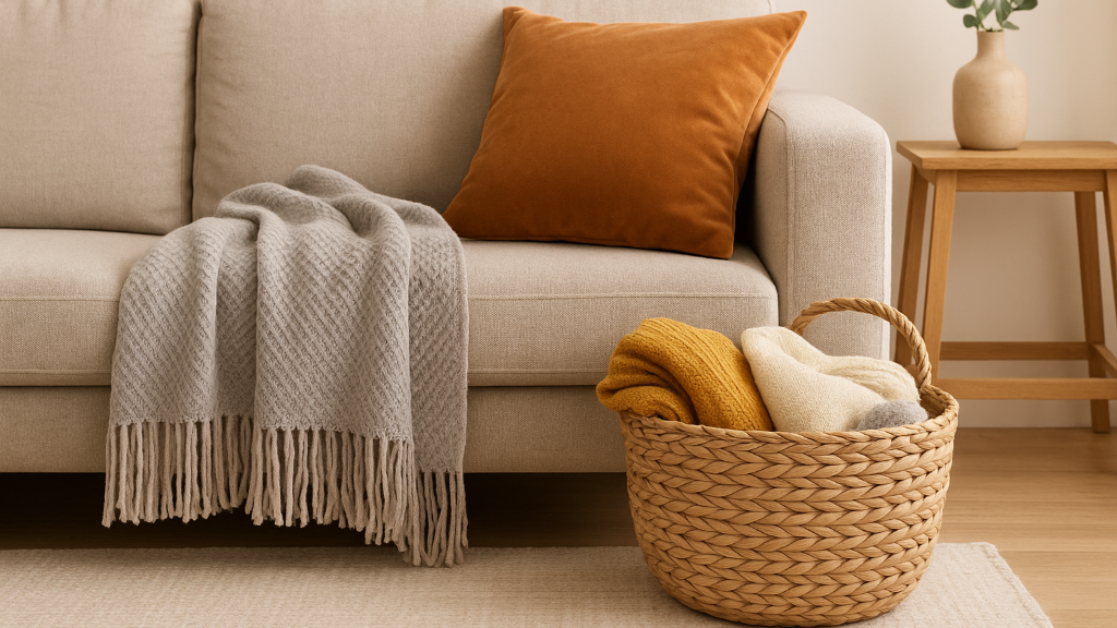 زیبایی شال مبل