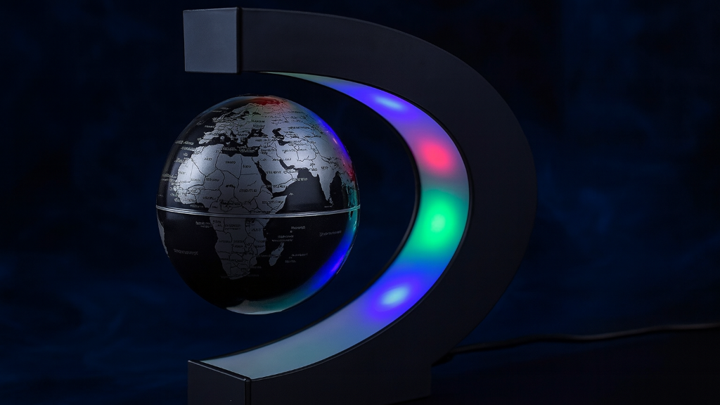 جادوی دکوراسیون با کره مغناطیسی معلق