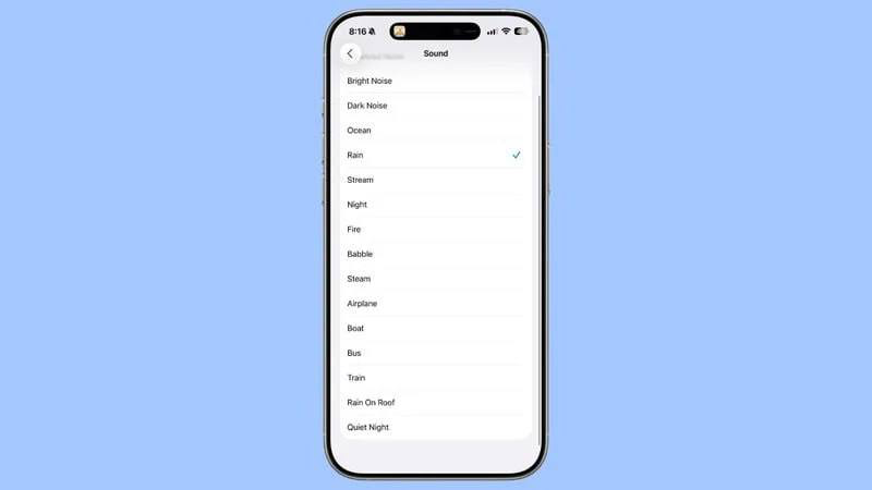 صداهای پس‌زمینه جدید در iOS 26 اضافه شد