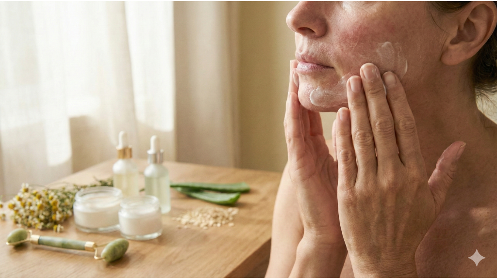 روتین پوستی برای پوست خشک و حساس و معرفی محصولات