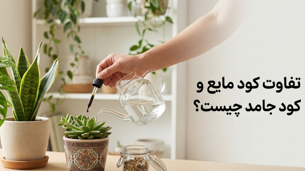 تفاوت کود مایع و کود جامد چیست؟
