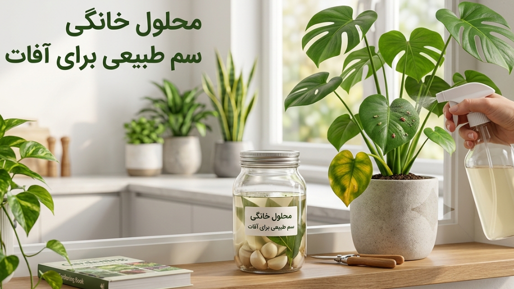 بهترین سم خانگی برای آفات گیاهان چیست؟