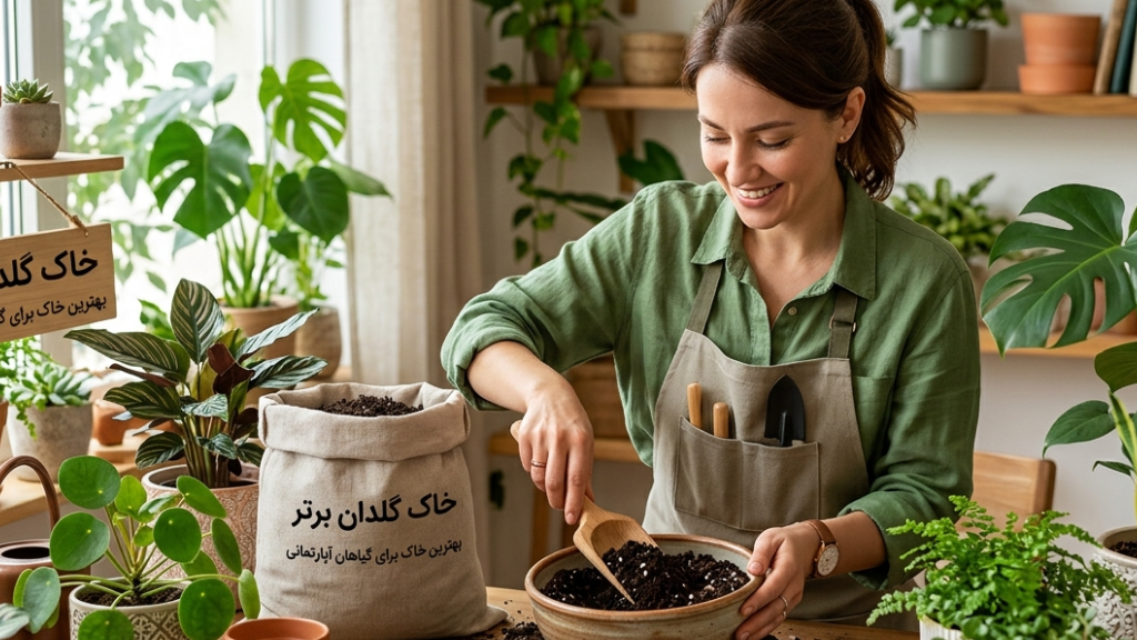بهترین خاک برای گیاهان آپارتمانی کدام است؟