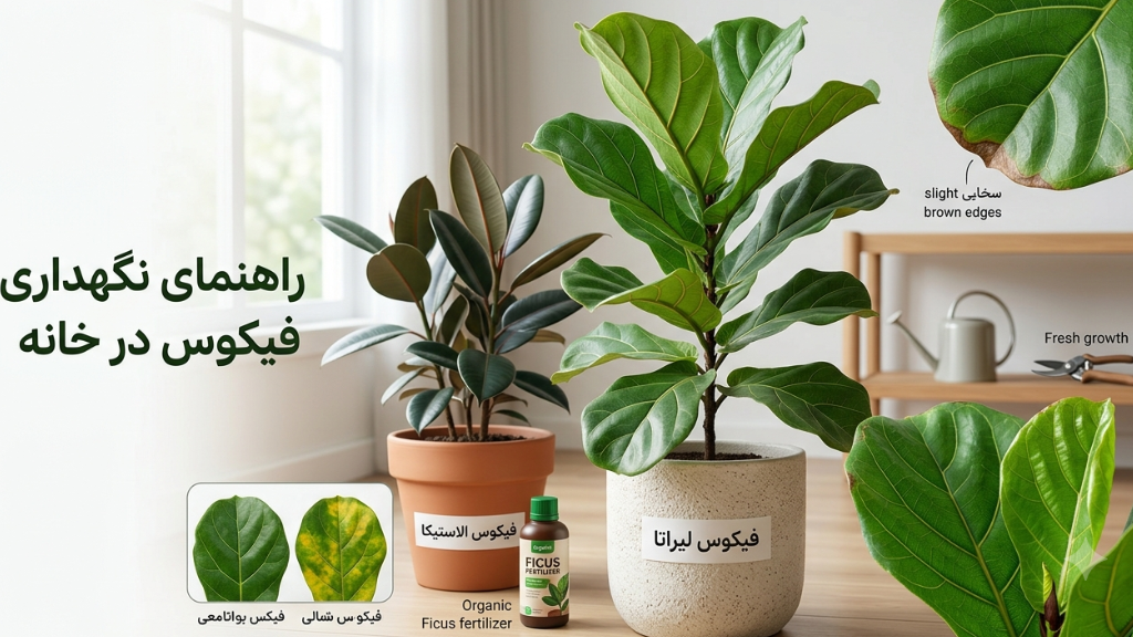 راهنمای نگهداری فیکوس در خانه
