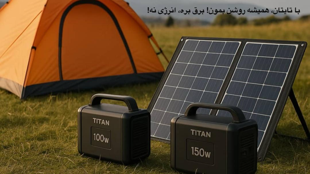 با تایتان، همیشه روشن بمون! برق بره، انرژی نه!