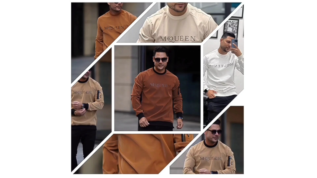 بلوز_آستین_بلند یقه گرد مکویین