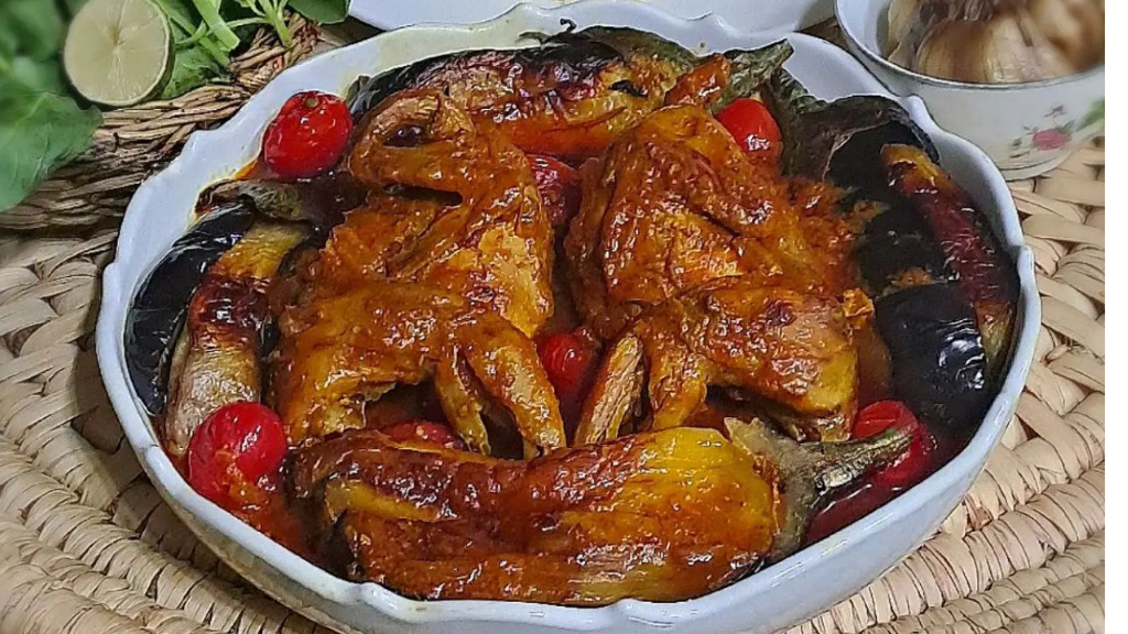 آشپزی مسما بادمجان بلدرچین