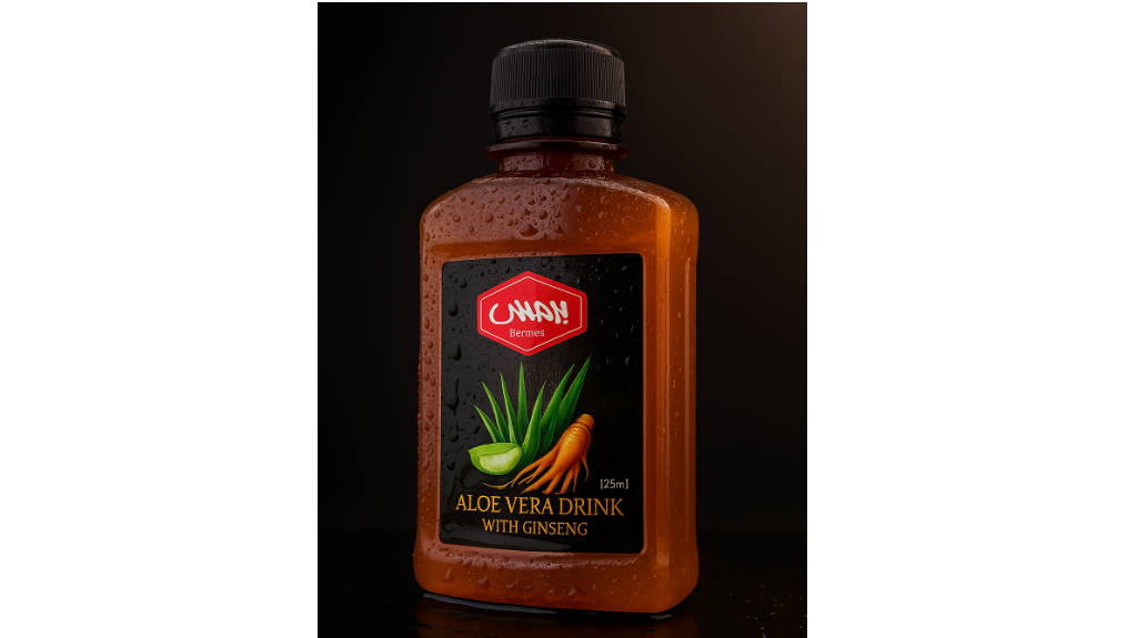 راز انرژی طبیعی در بطری قرمز | آلوئه‌ورا جنسینگ برمس