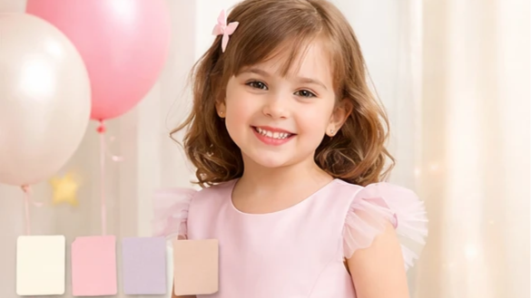 رنگ لباس مجلسی بچگانه؛ زیبایی در کنار ظرافت کودکانه