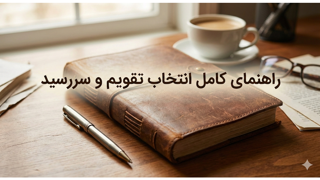 راهنمای کامل خرید تقویم و سررسید؛ از انتخاب جنس تا نکات مهم چاپ