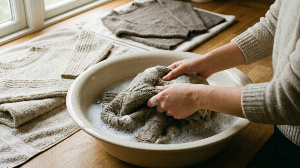 بهترین روش شستشوی لباس بافت و پشمی