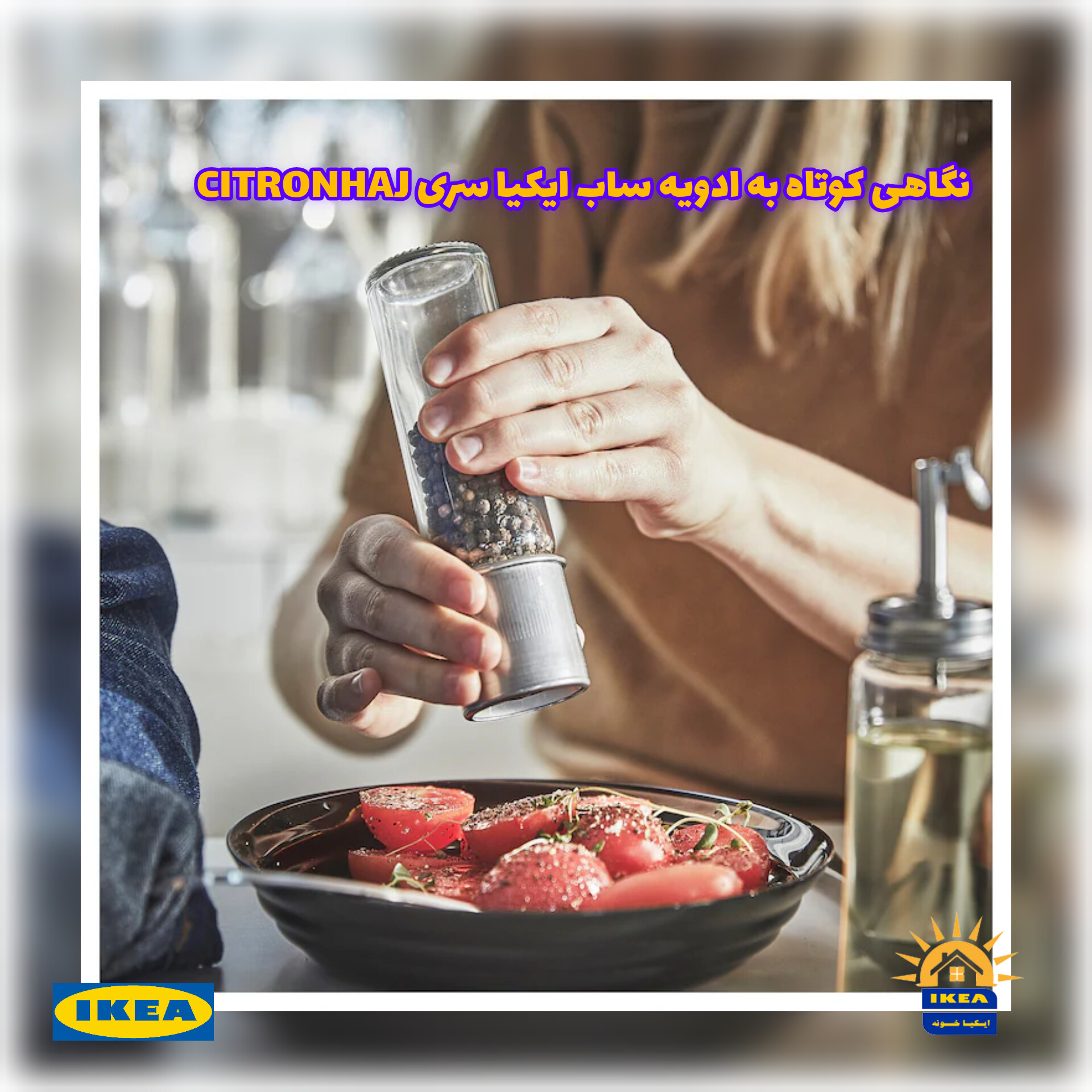 نگاهی کوتاه به ادویه ساب ایکیا مدل CITRONHAJ