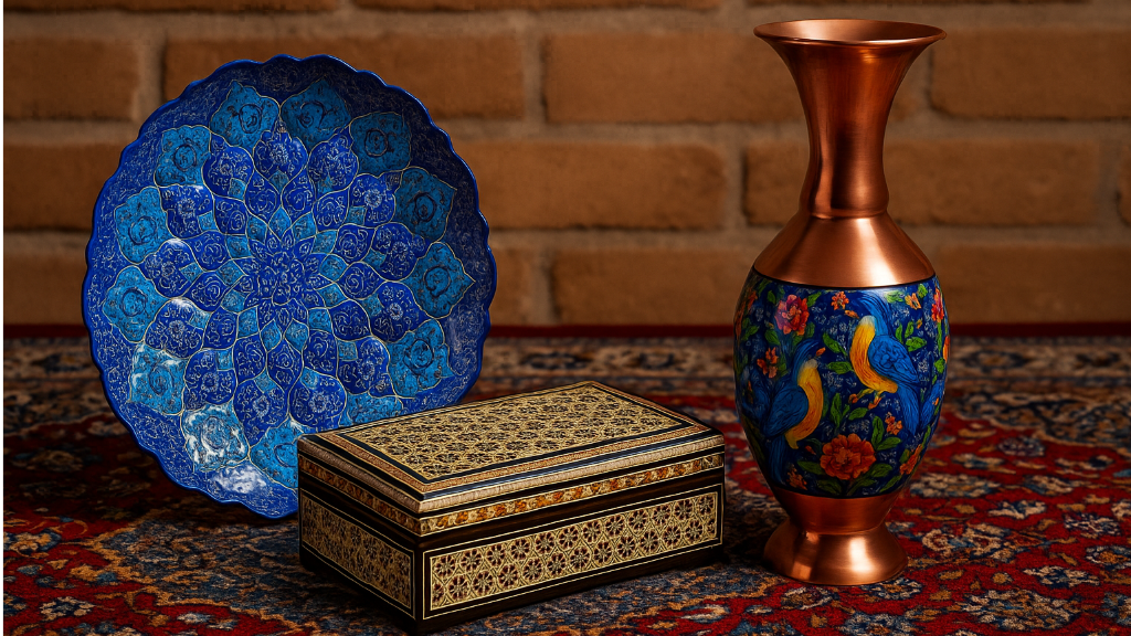 تفاوت میناکاری، خاتم‌کاری و مس و پرداز