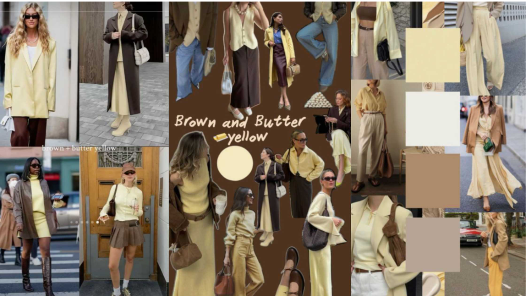🌰 ترند رنگ‌های سال 2025 – شکلاتی و زردکره‌ای