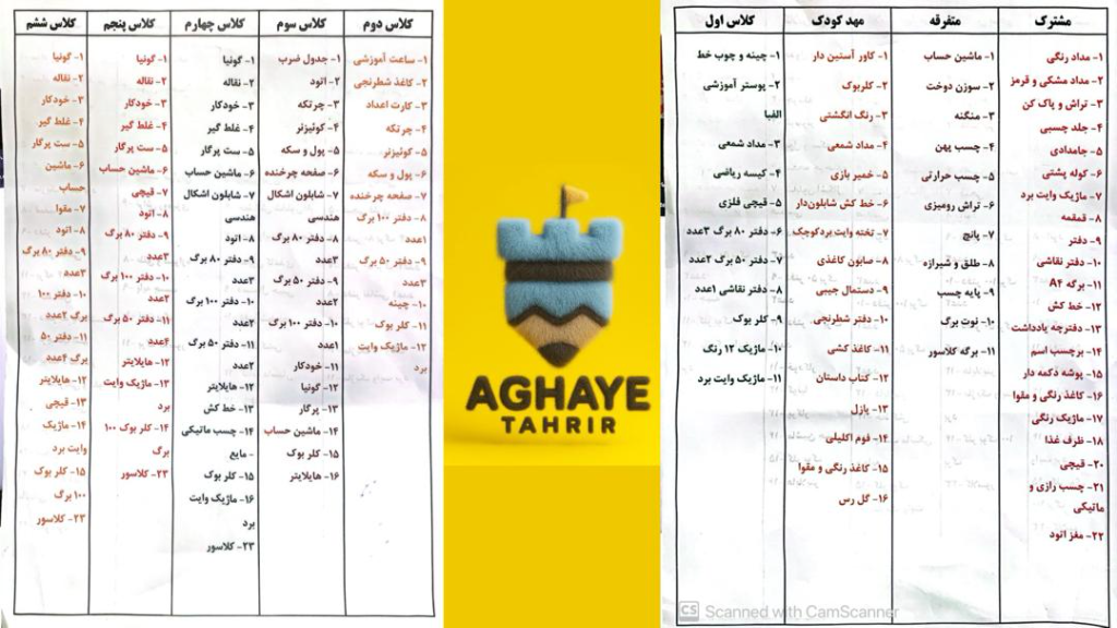 میدونی امسال چیا لازم داری؟