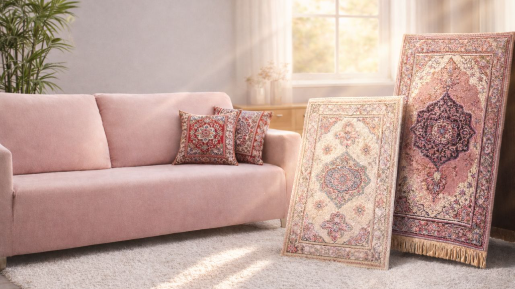 چطور روفرشی کشدار و فرشینه با دکوراسیون خانه هماهنگ می‌شوند
