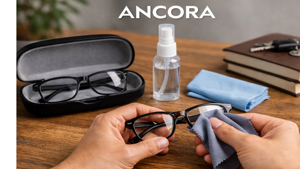 چطور از عینک طبی خود درست نگهداری کنیم؟ | آنکورا (Ancora)