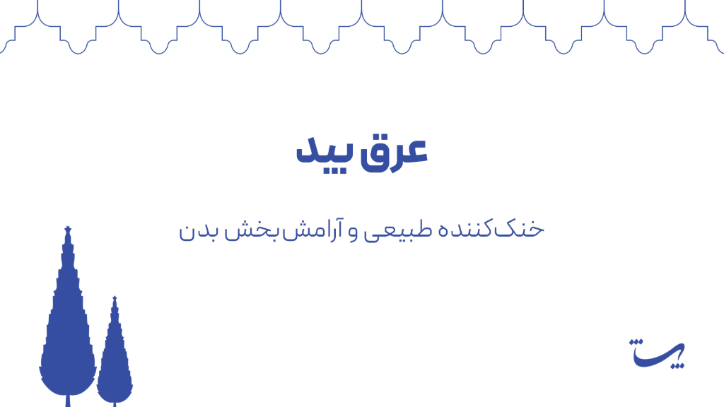 عرق بید پاتیژ؛ خنک‌کننده طبیعی و آرامش‌بخش بدن
