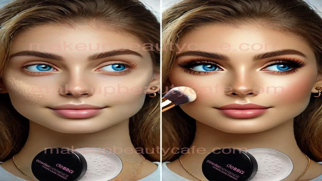 پودر بیک و فیکس اورجینال DEBBY مدل ROSA برای آرایش ماندگار