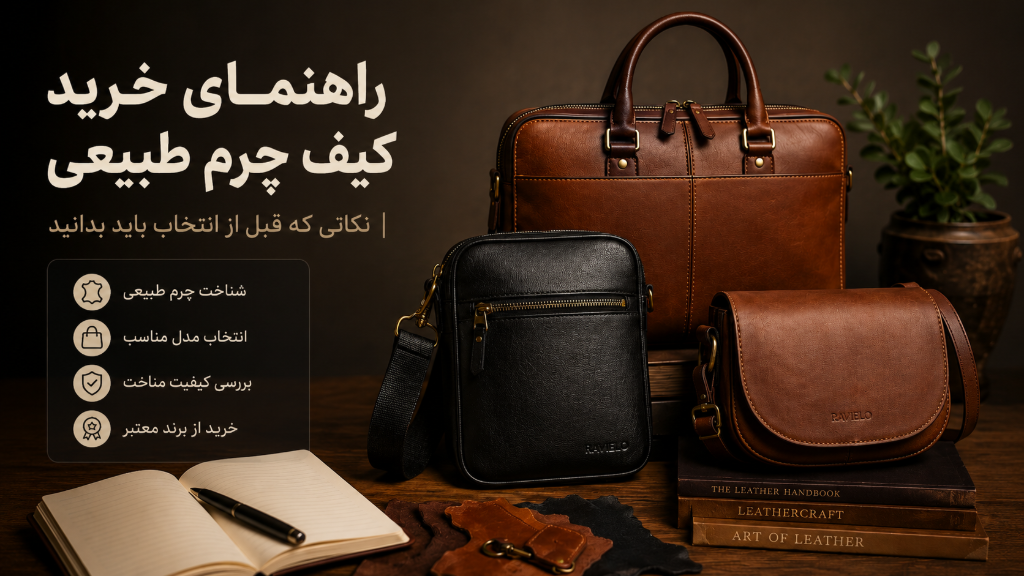راهنمای خرید کیف چرم طبیعی[3 نکته مهم که باید بدانید]