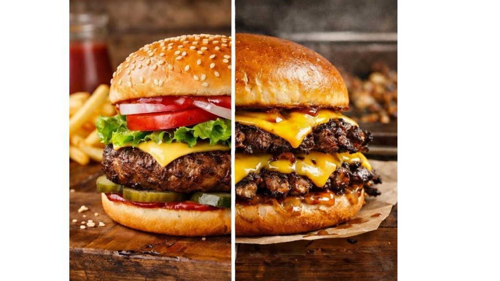 اسمش برگر در برابر برگر کلاسیک