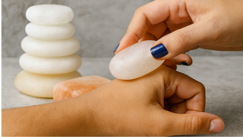 ماساژ سنگ نمک چیست؟ خواص و نحوه استفاده