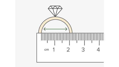نحوه اندازهگیری قطر انگشتر