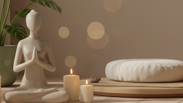 اهمیت وسایل دکوری در خانه برای یوگا و مدیتیشن