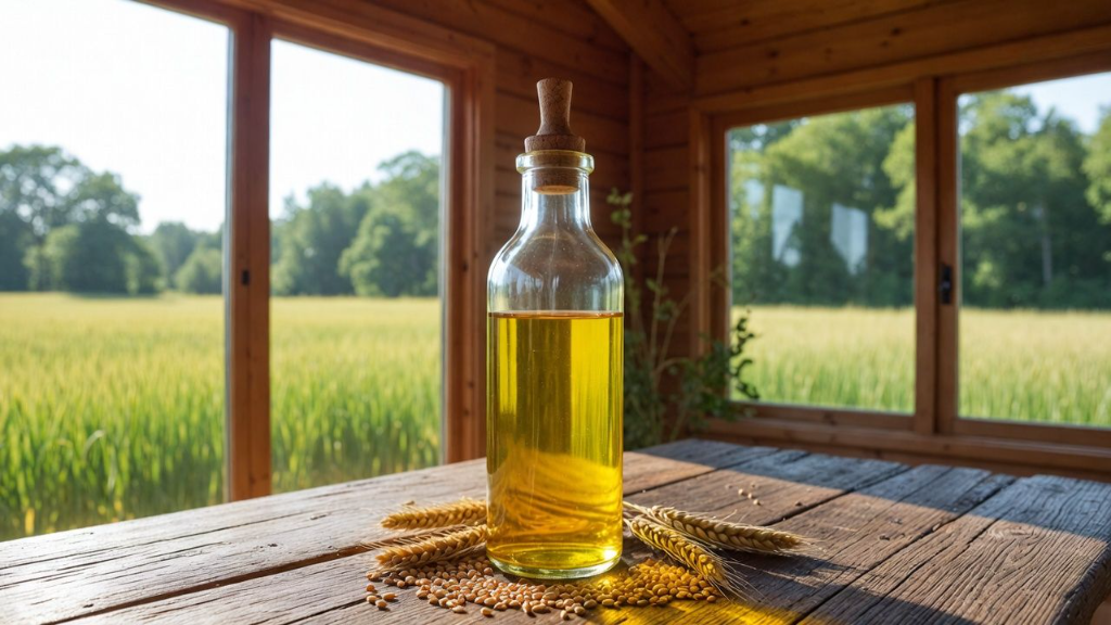 روغن جوانه گندم؛ بمب ویتامین E برای تقویت پوست و مو