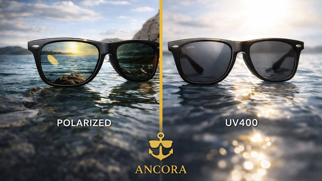 تفاوت عینک آفتابی پلاریزه با UV400 چیست؟ | آنکورا (Ancora)