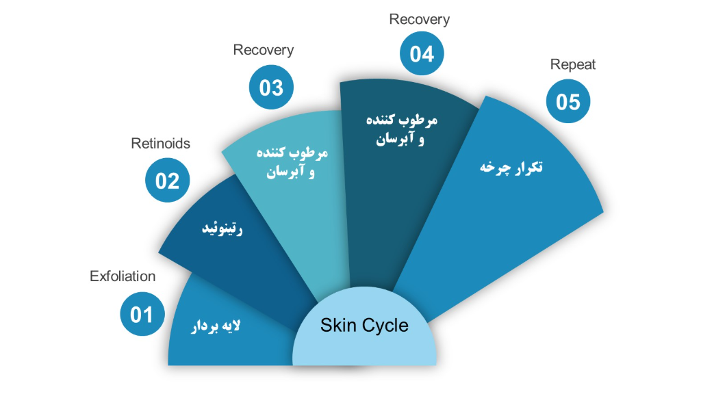 اسکین سایکلینگ؛ چرخه روتین علمی برای داشتن پوستی جوان و شاداب