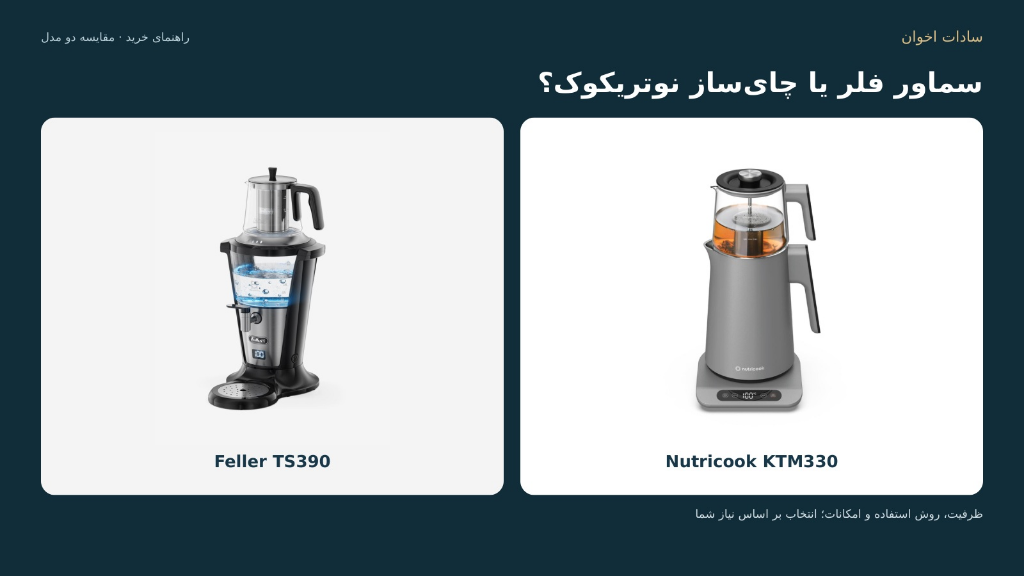 فلر TS390 یا نوتریکوک KTM330؟ مقایسه و راهنمای خرید