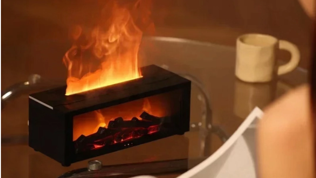 بخور سرد طرح شومینه؛ ترکیب آرامش، زیبایی و هوای سالم