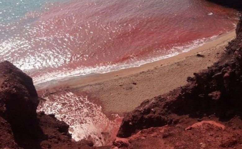 ساحل سرخ هرمز کجاست؟