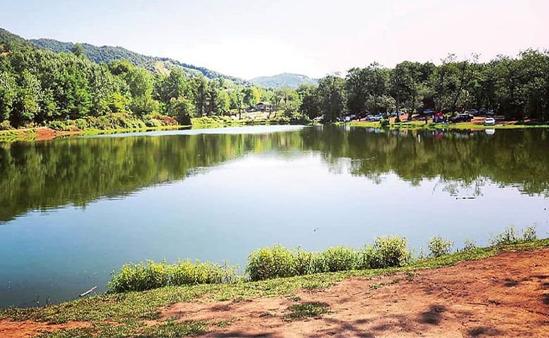 دریاچه عروس روستای حلیمه جان