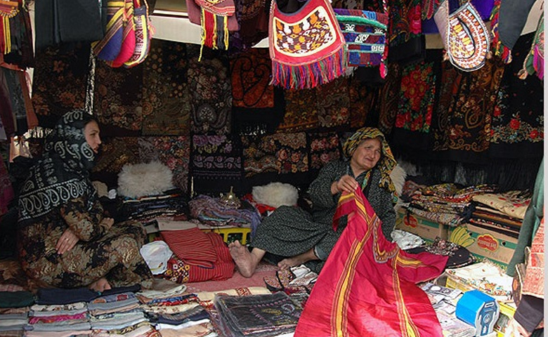 بازارچه ساحلی بندر ترکمن