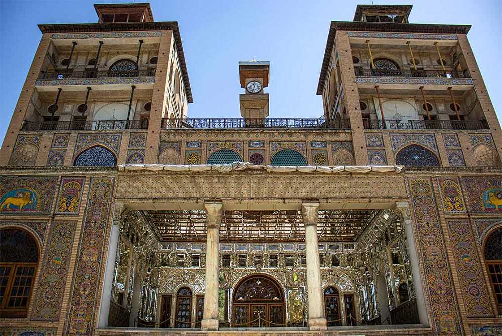 نمایی از ساختمان تاریخی کاخ گلستان