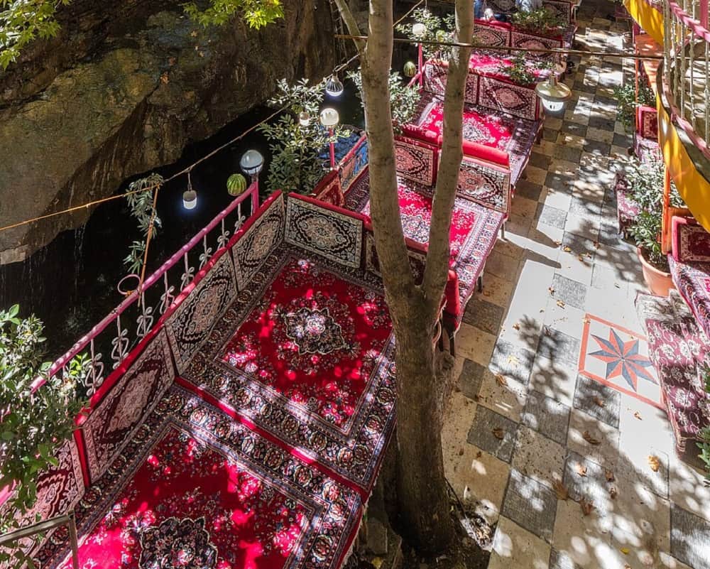 نمایی از دربند از جاهای دیدنی شمال تهران