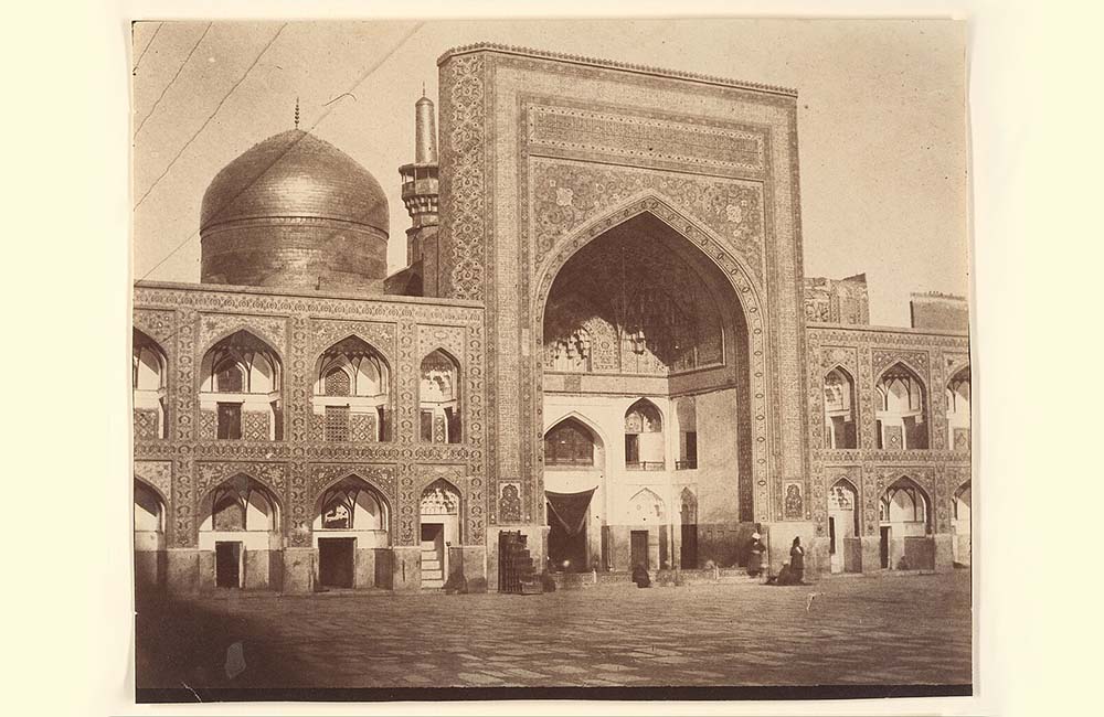 عکس قدیمی از ورودی اصلی حرم مقدس امام رضا