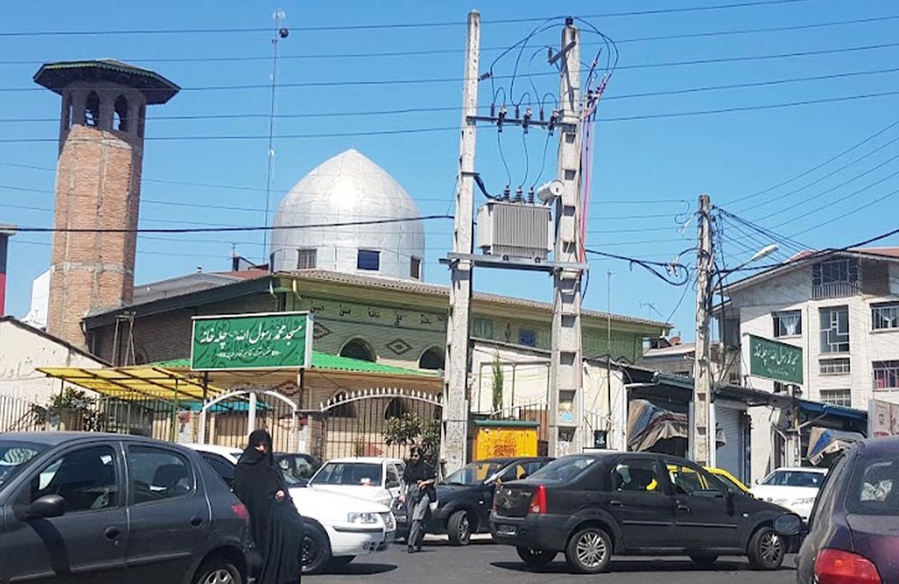 مسجد چله خانه از نمای خیابان