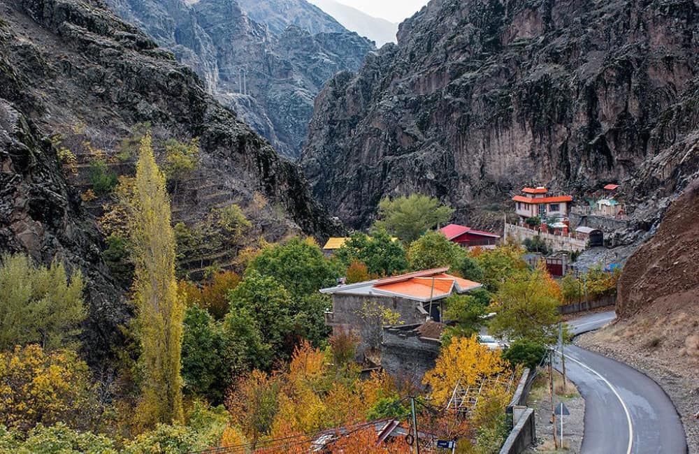 روستای کن در پاییز