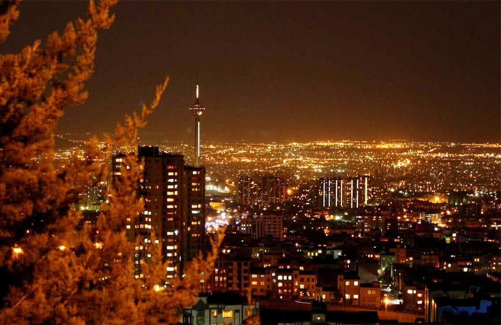 تهران از نمای بام تهران