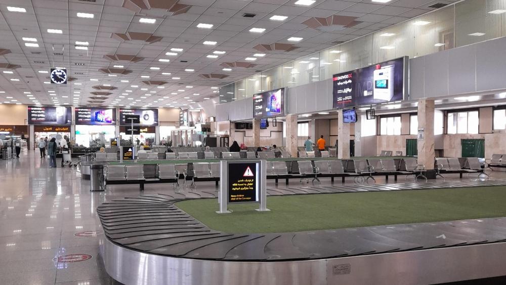 محل تحویل چمدان‌ها در فرودگاه مهرآباد