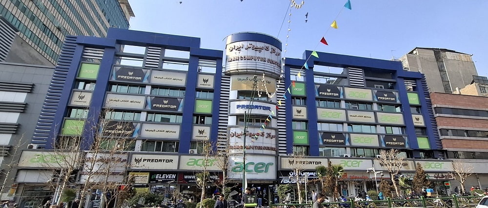 نمایی از بازار کامپیوتر ایران در مرکز تهران