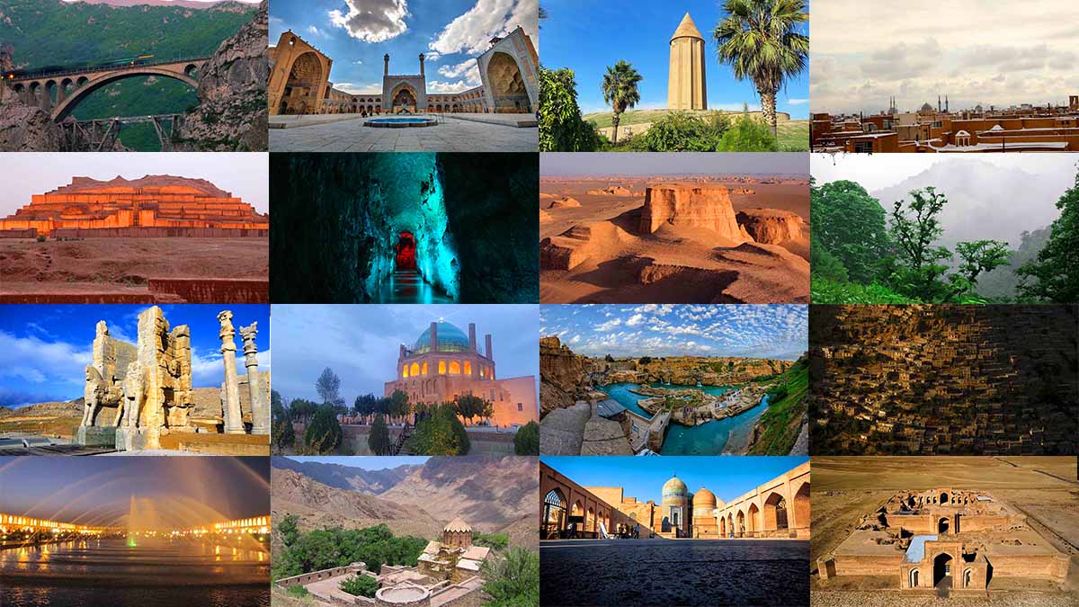 فهرست آثار ملی ثبت‌شده ایران در میراث جهانی یونسکو