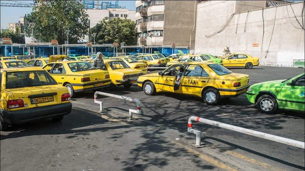 یک پایانه تاکسی در تهران