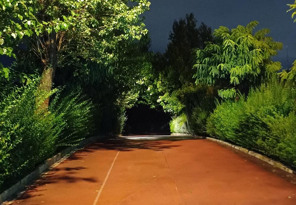 نمایی از جاده تندرستی باشگاه انقلاب از جاهای تهران برای دویدن و پیاده‌روی