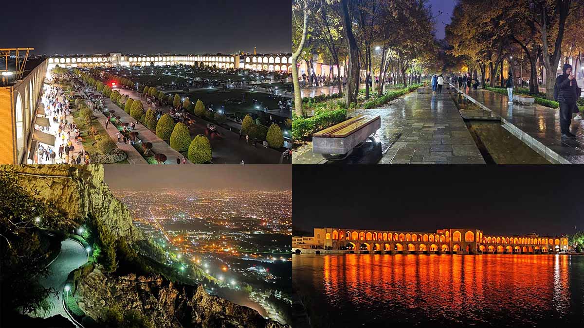 جاهای دیدنی اصفهان در شب؛ ۴ مسیر پیشنهادی برای یک شب‌گردی کامل