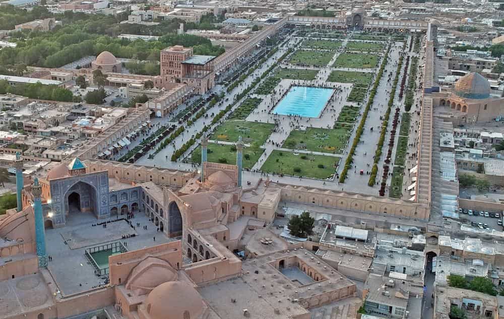 میدان نقش جهان اصفهان از بالا